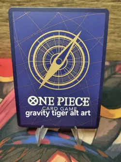 Prb02 OP06-058 English Gravity tiger blade Alt Art Navy Trio Playset x3 cards! - Image 3