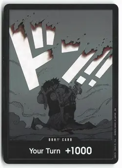 DON!! Card Luffy & Ace DP11 Promo The Time of Battle One Piece Card - Image 2