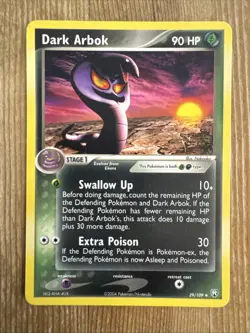 Dark Arbok - 29/109 - Pokemon Ex Team Rocket Returns Card MP - Image 1