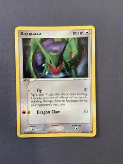 Pokemon TCG 2006 Rayquaza Pop Series Promos 1- Holo Rare Card MP/HP - Image 1