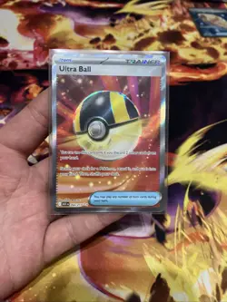 Ultra Ball - 264/217 - Ultra Rare Full Art Ascended Heroes - Pokemon Card - NM - Image 1