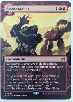 Enchanting Tales REPERCUSSION NM Magic MTG Wilds of Eldraine Free Shipping! - Image 1