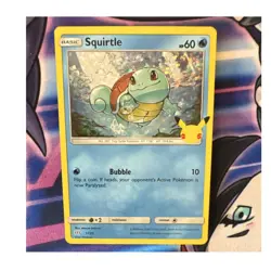 Pokemon TCG Squirtle Promo Holo McDonald's 25th 017/025 60 HP English - Image 1