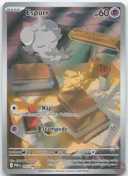 Espurr 095/088 Illustration Rare Perfect Order Pokemon Near Mint - Image 1