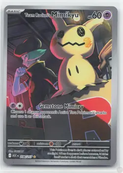 Team Rocket's Mimikyu 238/217 Illustration Rare Ascended Heroes Pokemon NM/M - Image 1