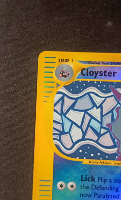 Pokemon Cloyster 8/165 Expedition - Reverse Holo Common ENG EXC/NM WOTC E-Series - Image 3