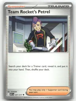 Team Rocket's Petrel 207/217 Trainer Ascended Heroes Pokemon TCG - Image 1