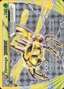 Yanmega BREAK 8/114 BREAK Rare Steam Siege Pokemon Near Mint - Image 1