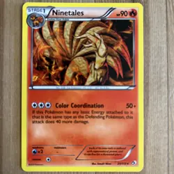 Pokemon TCG Ninetales 21/113 Rare BW Legendary Treasures VLP - Image 1