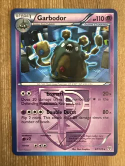 Garbodor 67/135 B&W Plasma Storm RARE MP Pokemon - Image 1