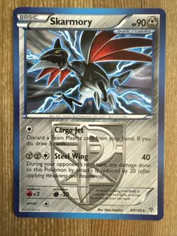 Pokemon TCG Skarmory 87/135 Rare BW Plasma Storm NM - Image 1