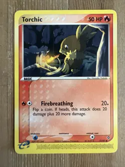 Pokemon TCG Torchic EX Dragon 77/97 Regular Common LP - Image 1