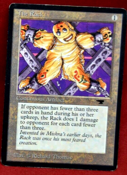 Artifact Colorless The Rack Antiquities Block Magic: The Gathering 7639 - Image 1