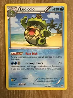 Pokemon TCG Ludicolo Black and White Plasma Storm 31/135 Regular Rare MP - Image 1