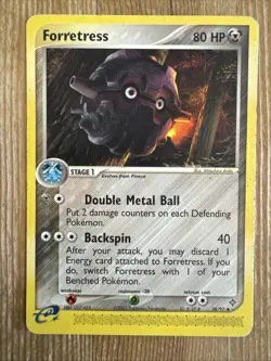 Pokemon TCG Forretress EX Dragon 28/97 Uncommon HP - Image 1
