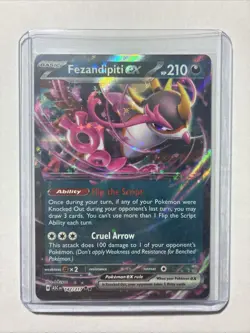 Pokemon Fezandipity ex 142/217 Ascending Heroes NM - Image 1