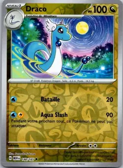 Carte Pokemon Draco 148/165 Reverse - 2023 - Image 1