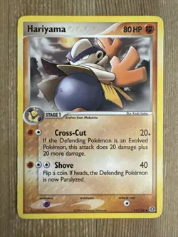Pokemon TCG Hariyama EX Emerald 31/106 Regular Uncommon MP - Image 1