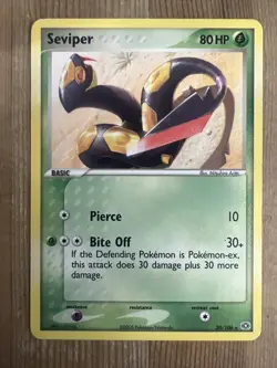Pokemon TCG Seviper EX Emerald 20/106 Regular Rare LP/MP - Image 1
