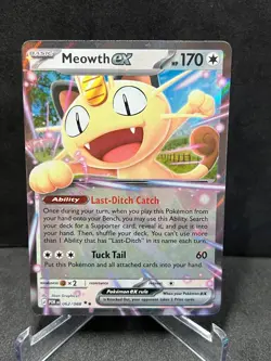 Meowth ex 062/088 Double Rare Perfect Order Pokemon Near Mint - Image 1