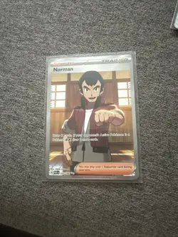 Pokemon TCG Norman Paradox Rift 237/182 Holo Ultra Rare - Image 1