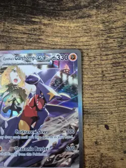 Pokemon TCG Destined Rivals Cynthia's Garchomp EX Card 232/182 Mint Condition - Image 3