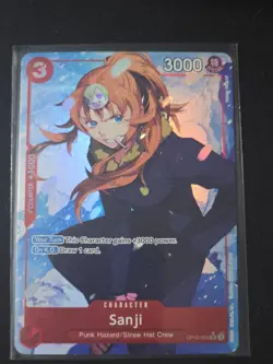 One Piece TCG Sanji Alternate Art OP10-005 SR Royal Blood - Image 1