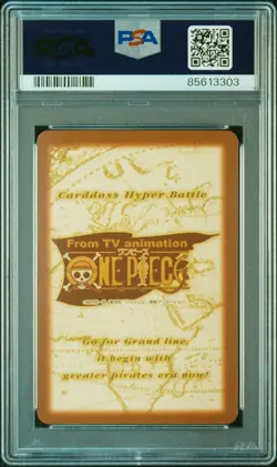 PSA8 One Piece Carddass Hyper Battle Straw Hat Crew Roronoa Zoro Holo - Image 2