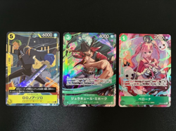 One Piece V Jump October 2025 Special Pack Dracule Mihawk Zoro Perona Set - Image 1