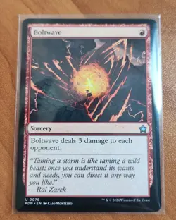 Magic MTG Boltwave FDN 0079 Regular Uncommon - NM condition - Image 1