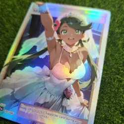 Mallow Wedding English Art Goddess Story Pokemon Waifu Trading Card Holofoil Art - Image 2