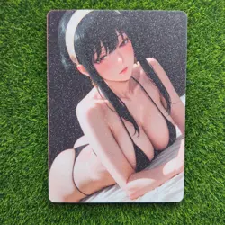 Yor Forger Spy x Family Anime Waifu Girl Doujin Lewd Goddess Story Holo Art Card - Image 2