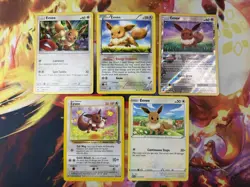 6x Eevee Card Bundle Lot Pokemon TCG - Image 1