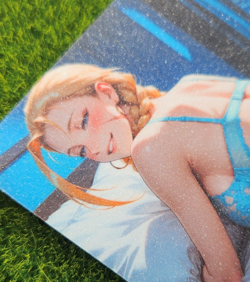 Cammy Street Fighter Anime Waifu Girl Doujin Lewd Goddess Story Holo Art Card - Image 1