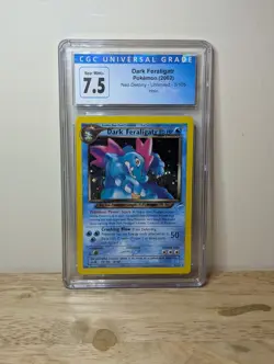 CGC 7.5 Dark Feraligatr Holo Neo Destiny 5/105 Pokemon Cards. BGS PSA - Image 1