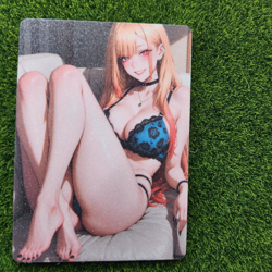 Marin Kitagawa Dress up Anime Waifu Girl Doujin Lewd Goddess Story Holo Art Card - Image 3