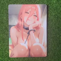 Power Chainsaw Man Anime Waifu Girl Doujin Lewd Goddess Story Card - Image 1