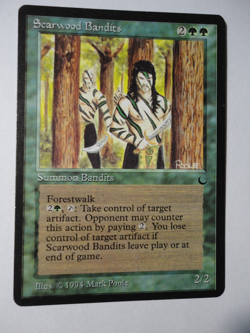 Scarwood Bandits The Dark LP Lightly Played MTG Magic the Gathering - Image 1
