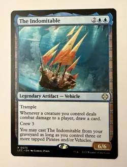 1x The Indomitable - Commander: The Lost Caverns of Ixalan - NM - MTG - LCC - Image 1
