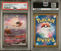 Charizard EX 201/165 SV2a 151 Special Art Rare Japanese PSA 9 Pokemon Card MINT - Image 3
