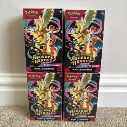 Pokemon Mega Evolution Ascended Heroes Booster Bundle x4 🔥 NEW & SEALED ✅ - Image 1