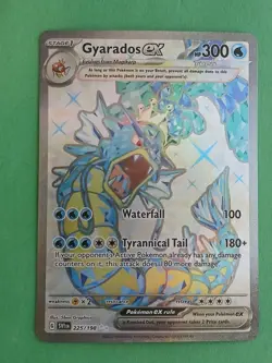 Pokemon & Violet Base Set Gyarados ex 225/198 Full Art Tera - Image 1