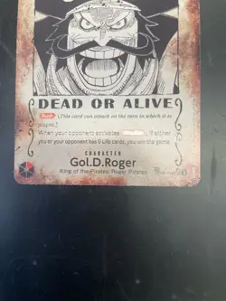 One Piece CCG Gol.D.Roger Wanted SP SEC OP09-118 OP13 Carrying on His Will - Image 3