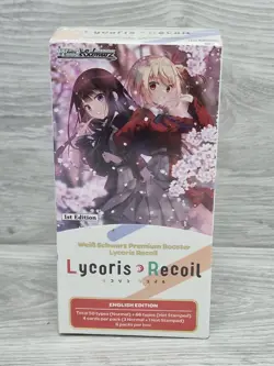 WEISS SCHWARZ TCG Premium Booster Box LYCORIS RECOIL - ENG english - Image 1