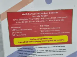 WEISS SCHWARZ TCG Premium Booster Box LYCORIS RECOIL - ENG english - Image 5