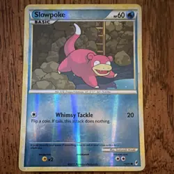 Pokemon Slowpoke TCG Call of Legends 70/95 Reverse Holo 2011 60 HP English - Image 1