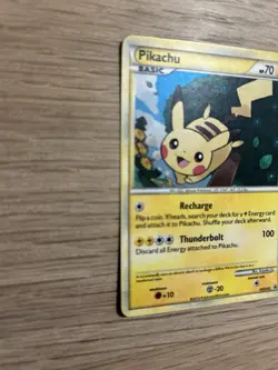Pokemon TCG Pikachu Holo HGSS03 Promo Rare Black Star Pokemon Card - Image 3