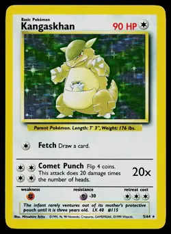 Pokemon Card - Kangaskhan Jungle 5/64 Holo Rare - Image 1