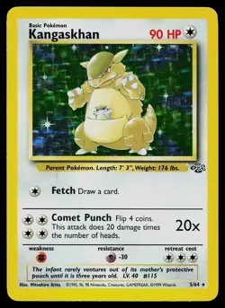 Pokemon Card - Kangaskhan Jungle 5/64 Holo Rare - Image 1