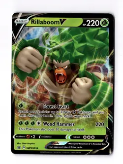 Rillaboom V - SWSH014 - SWSH: Sword & Shield Promo Cards (SWSD) - Image 1